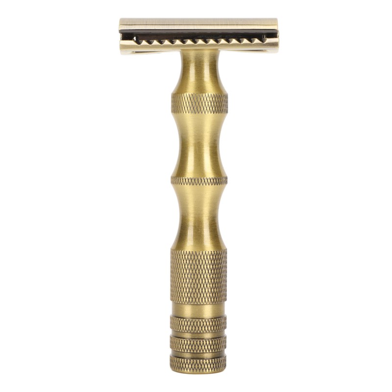 Manual Beard Trimmer Double Edge Replaceable Blades Prevent Slip Safe