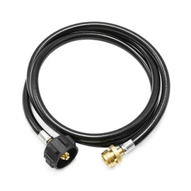 6 ft Propane Adapter Hose 1lb to 20lb for Weber Q1200 Q1000 Gas Grill, for QCC1/Type1 Tank Connect to 1 lb Bulk Portable Appliances to 20 lb Propane Tank