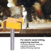 Spoilboard Surfacing Router Bit Set 4 Flute Rabbet Slot Flattening