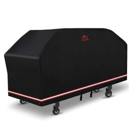 Turtle Life Grill Griddle Cover, Heavy Duty Flat Top Gas Smoke Grill Cover for 36" Blackstone Royal Gourmet- GB GD 400 Series Cooking Station, Large, Black