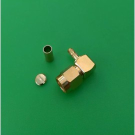 DLS (1 SET) SMA Male Right Angle crimp RG174/178/316/