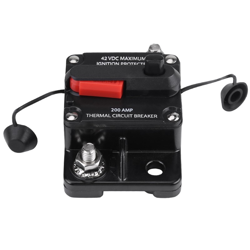DC12V-42V Car Stereo Audio Inline Circuit Breaker Manual Reset(200A)
