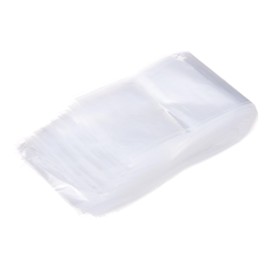 PATIKIL 200 Pcs Clear Flat Open Plastic Poly Bags 3x12 Inch 1.6 Mil Packaging Bags for Food, Home, Collectibles Storage, Proving Bread, Dough