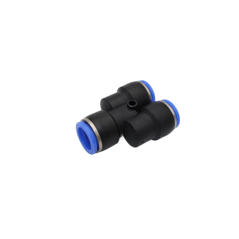 Pneumatic Y-Connector 14 mm IQS Hose Connector with Three Outputs/Compressed