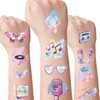 JoyAura Eras Party Temporary Tattoos - 8 Sheets 200 Pcs