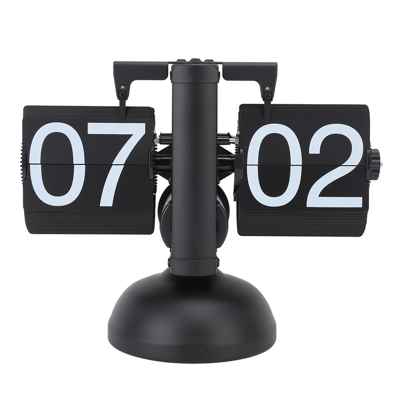 Flip Clock Large Number Battery Powered 304 Stainless Steel Tabletop