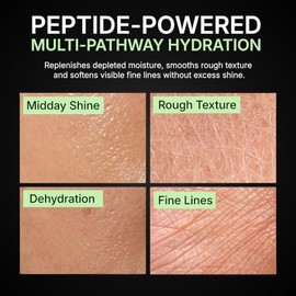 Benji Age Defense - Hidratante facial para hombre, hidratante antienvejecimiento, loción facial diaria no grasa con niacinamida, ceramidas, péptidos, 