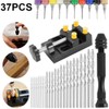 Mini Crafts Hand Drill Set, 37 PCS Alloy Pin Vise