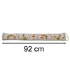 Woodland Animal Fabric Draught Excluder | Countryside Rabbit & Mushroom