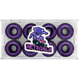 Wetkoala ABEC 9 Bearings (Pack of 8) for Skateboard/Inline/Roller Complete Longboard – Wave and Others 608 ZZ One Size Fits All | Friction Free and Durable Skate Bearings with Metal Cover