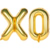 Gold Letter Balloons 40 Inch Giant Jumbo Helium Foil Mylar