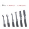 Gokoti 6 Pcs 3/32 Inch Shank Steel Engraving Router Bits,