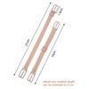 Quesuc Pack of 6 Women's Elastic Bra Strap Clips Adjustable