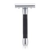 Merkur Double Edge Blade Razor with Extra Long Handle, Black