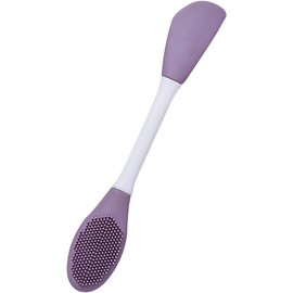 Brocha Facial Doble Punta de Silicona para Mascarilla Aplicador y Exfoliante para Limpieza y Aplicación Reutilizable para Tipo de Piel para Uso Casa y Viajes