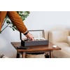 CASE ELEGANCE Solid Espresso Wood Watch Box Organizer with Glass