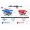 Building Blocks Storage Box for Kids - Transparent Stackable Organizer