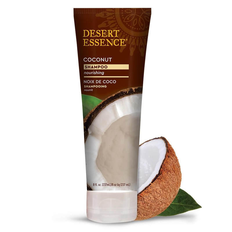 Desert Essence Coconut Shampoo, 8 fl oz - Gluten Free,