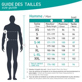 P'tit Clown 89291 Bagnard Costume - Adult - S/M Fancy Dress, Black/White