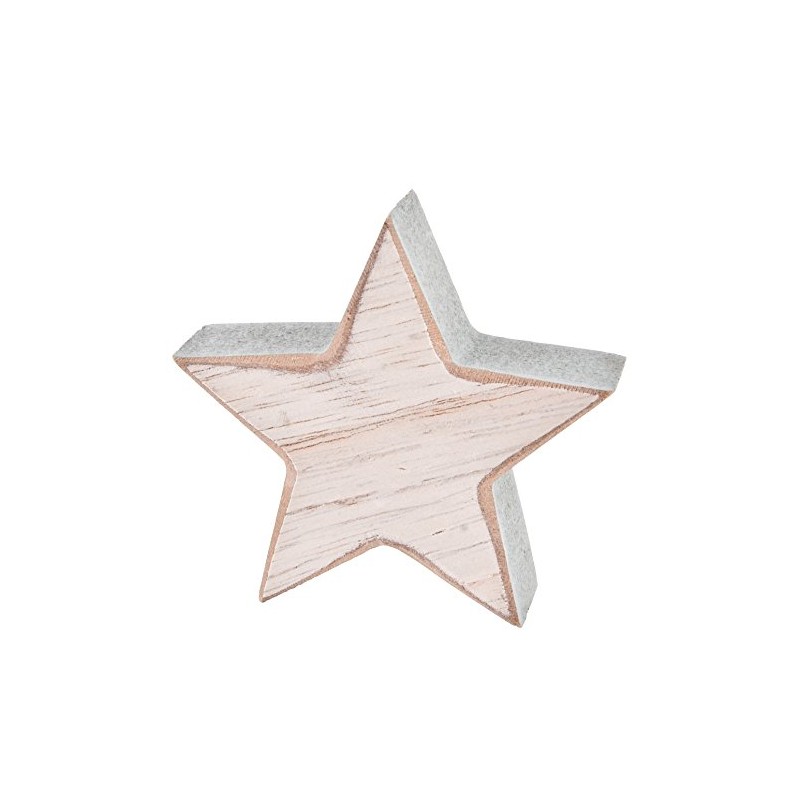 Dadeldo Living & Lifestyle Stars Set of 8 Decorative Wooden