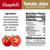 Campbell's 100% Tomato Juice, 11.5 fl oz Can (24 Pack)