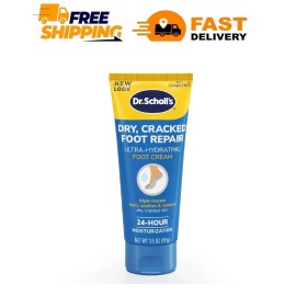 Dr. Scholl's Dry, Cracked Foot Repair Ultra Hydrating Foot Cream, 3.5 oz
