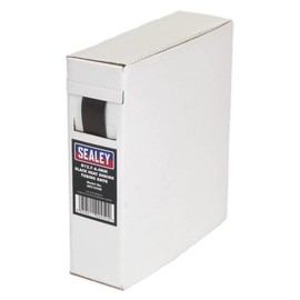 Sealey HST12708 Heat Shrink Tubing Black Ø12.7-6.4mm 8mtr