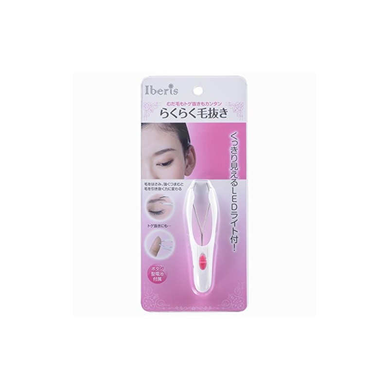 OHM Iberis Easy Tweezers with LED Light [Part Number] 00-5813