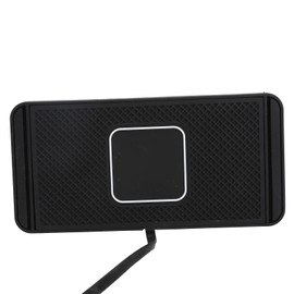 Zopsc Almohadilla de Carga Inalámbrica, Almohadilla de Carga Rápida de 15 W con Antideslizante para Automóviles, Cargador Inalámbrico Portátil de Reemplazo de Almohadilla de Cargador