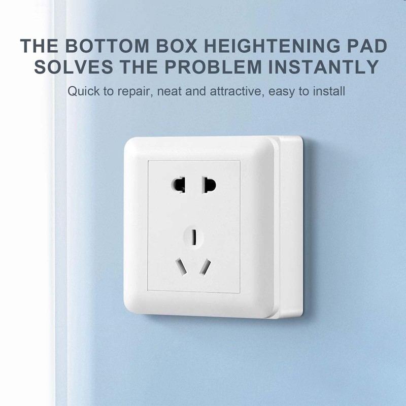 Single Socket Spacer - ShiningUU 20mm Light Switch Extension Box