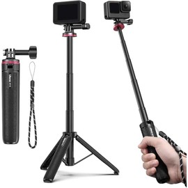 Ulanzi MT-72 - Trípode de 20 Pulgadas Extensible para cámara de acción Mini trípode con Correa de Mano de 5 etapas Ligero portátil Vlog Accesorios para cámara de acción Hero 11 10 9 8 7 6 5
