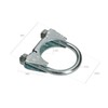KOTARBAU® 42 mm Exhaust Clamp Pipe Clip Pipe Clip U
