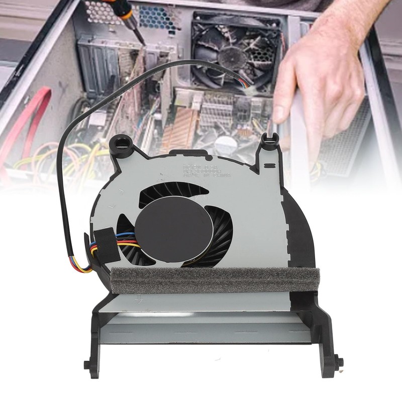 Mini PC CPU Cooling Fan, DC12V 0.5A 4 Pin CPU