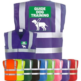 Corporate Togs GUIDE DOG TRAINING Canine Waistcoat - High Visibility Safety Vest, Brace Hi-Vis Strips, Fully EN471 Health, Protective Safety Wear | Safety Apparel