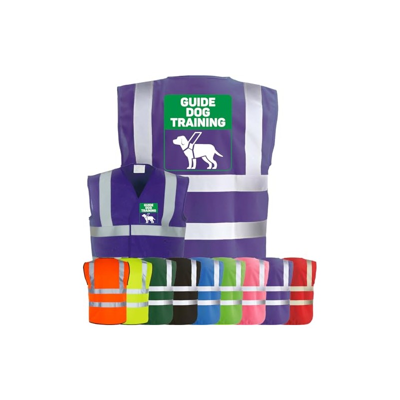 Corporate Togs GUIDE DOG TRAINING Canine Waistcoat - High Visibility