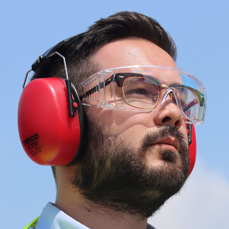 TIMCO Overspecs Safety Glasses - Side vented to reduce mist