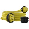 Conntek 17105-012RE 30Amp Marine Shore Cordset Yellow, 12 - Feet