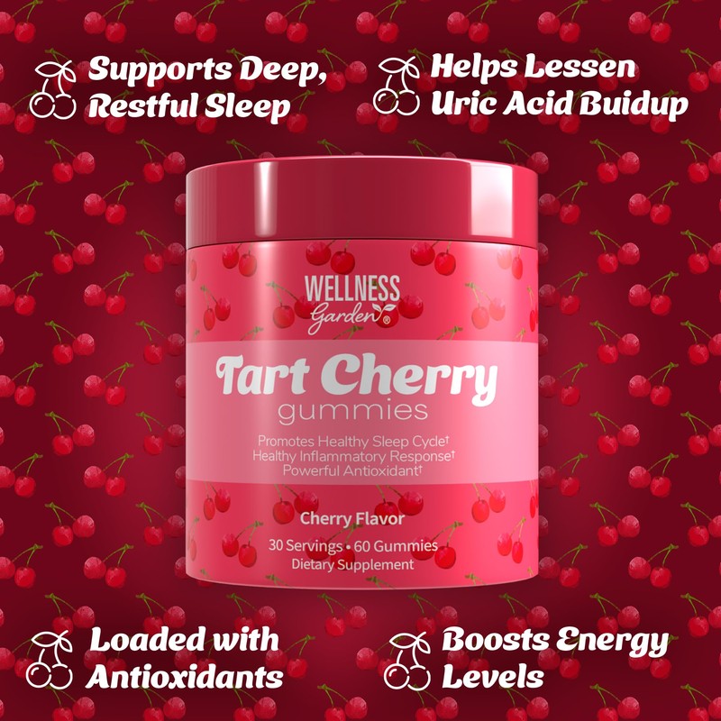 Windmill Health Products Tart Cherry Gummies, Advanced Uric Acid Cleanse,