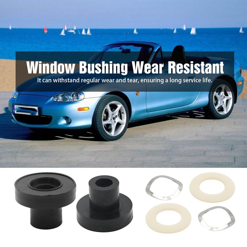 Saihisday 909925 Derlin Window Bushing Side Window Bushing Kit Replacement