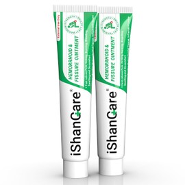 Haemorrhoids & Fissure Ointment Extra Strength - Relieves Pain, Itching, Bleeding & Swelling. With Natural Herbs & Vitamin E for Quick Effect (20 g x 2)