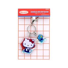 [SUN-STAR] サンスター文具 Stationery ハローキティ サンリオキャラクターズ グッズ キーホルダー 2連 エアー S8350477