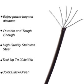 RSYHVG 25 LURE WIRE TRACES spinning pike fishing swivel zander