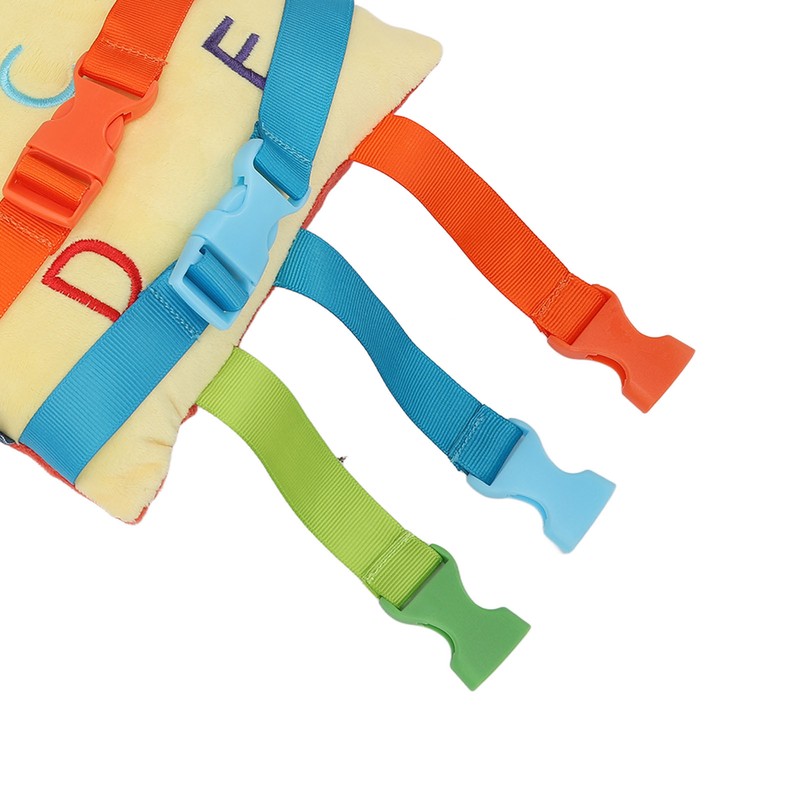Elderly Dementia Pillow Buckle Release Colorful Straps Calming Comforting Sensory