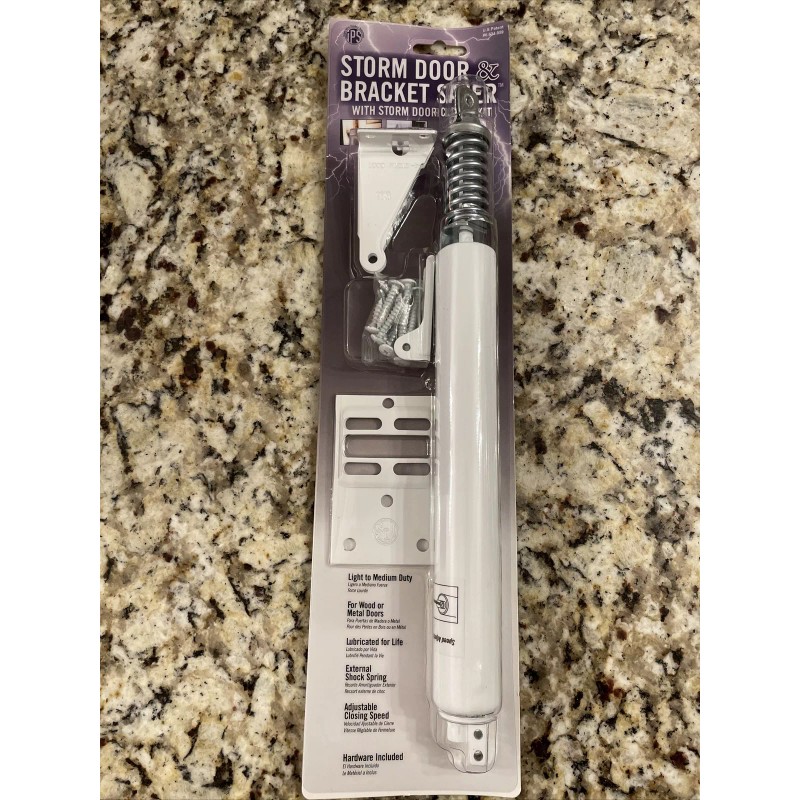 IPS Storm Door Closer Kit White CP-3106W