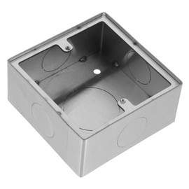 TEHAUX Electric Outlet Box Wall Socket Panel Stainless Steel Construction for Safety