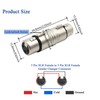 Voluty Tek Dual XLR Female Adapter 3 Pin XLR Female