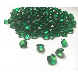 Liying - Confeti de mesa de diamantes acrílicos con cristales redondos de imitación para dispersiones de mesa, rellenos de jarrones, artes y manualidades, decoración de boda (10 mm, 1000 piezas de