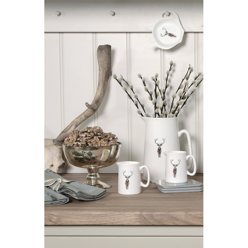 Sophie Allport - Highland Stag Jug, Fine Bone China, Gift