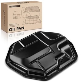 A-Premium Lower Engine Oil Pan Sump with Drain Plug Compatible with Nissan Cube 2009-2014 1.8L, Sentra 2007-2012 2.0L, Tiida 2007-2012 1.8L, Versa 2007-2013 1.8L, Replaces 11110-EN20A