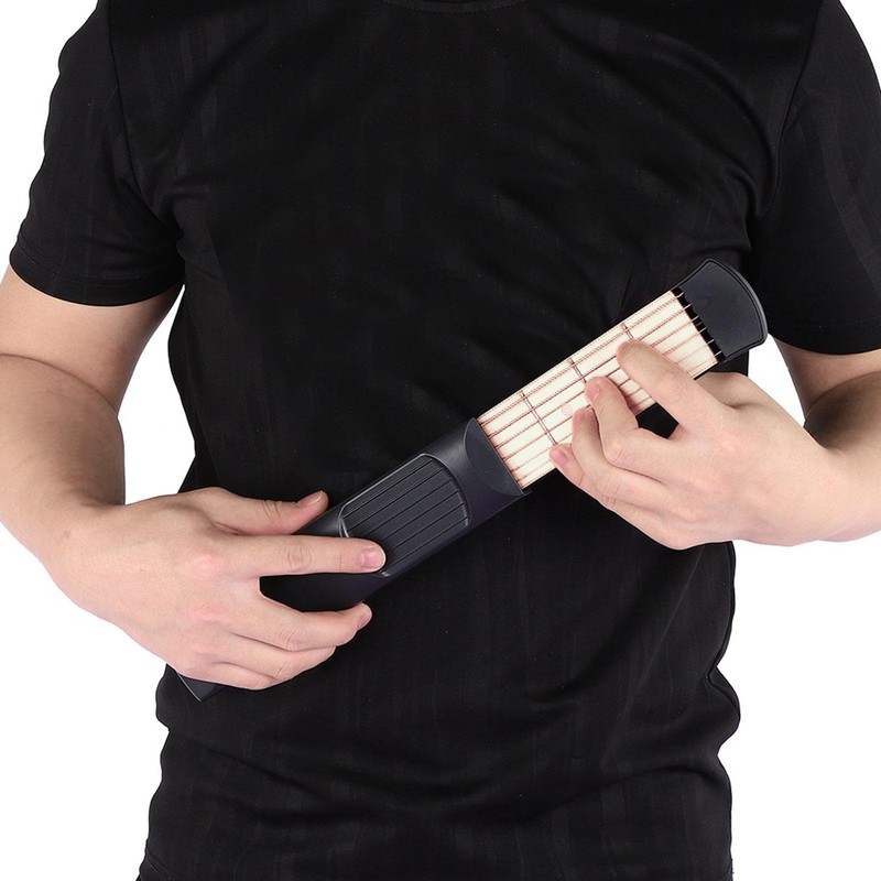 Pocket Guitar Portable 6 Fret Pocket Guitar 6 String Finger